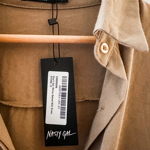 Belted MIDI Shirt Dress - Picture 3 of 4